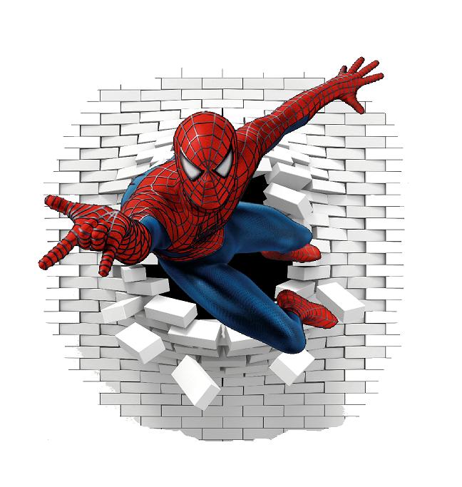  Spiderman - hola í vegg