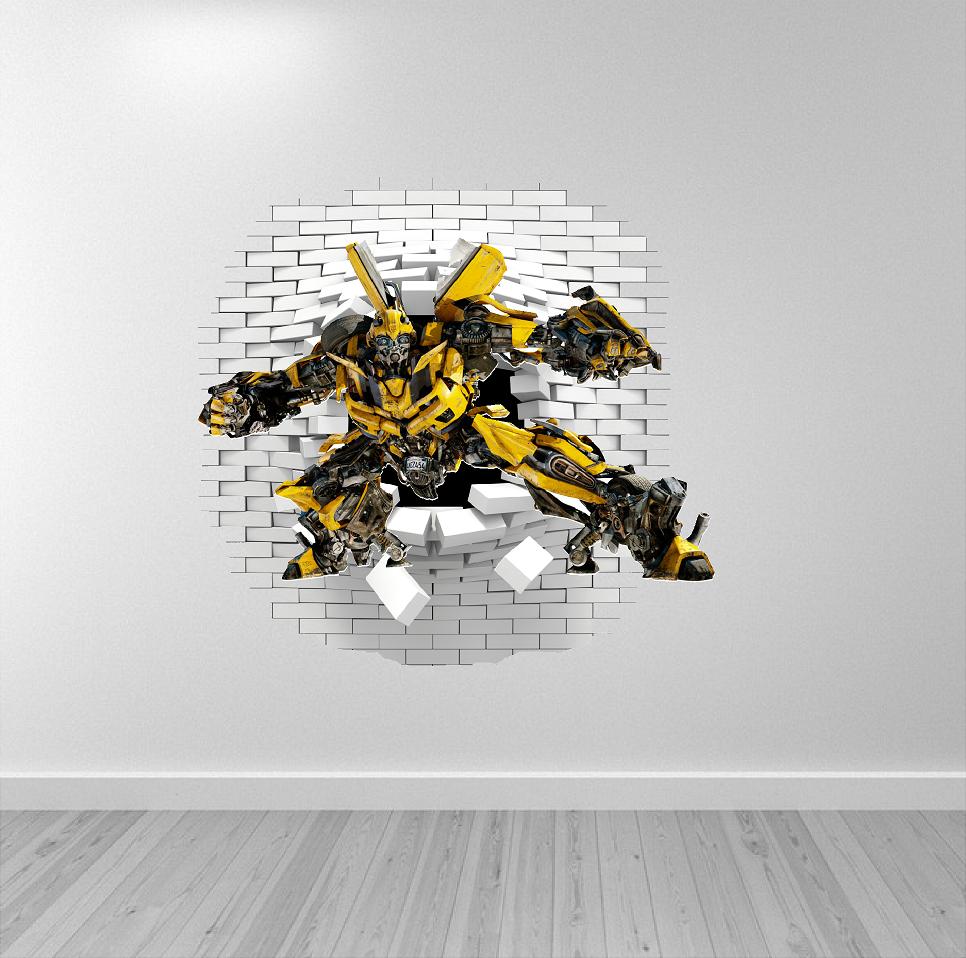 Bumblebee Transformers hola í vegg