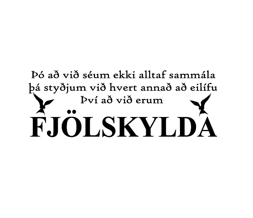 Við erum fjölskylda