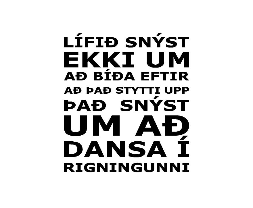 Lífið rigningunni