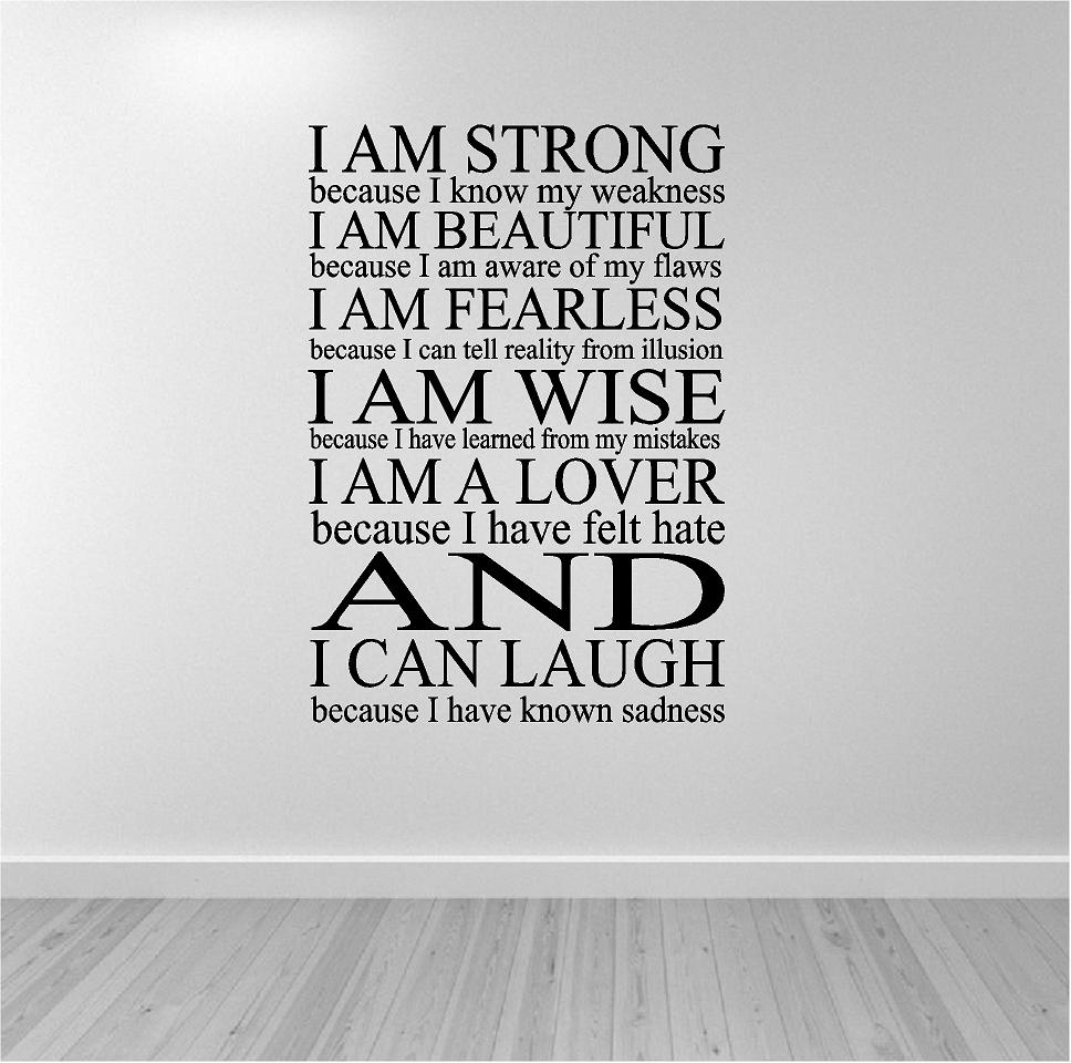 I am strong