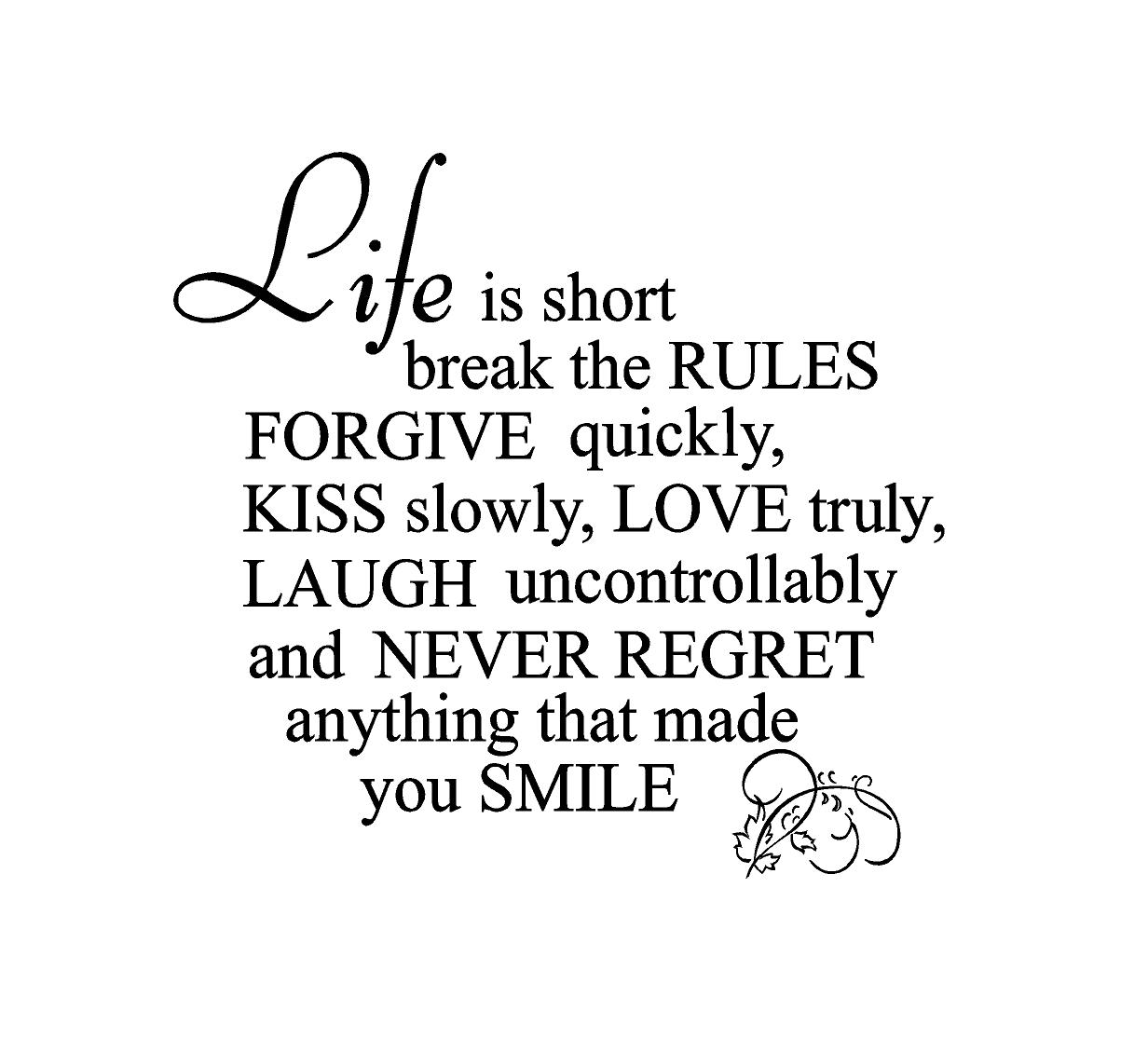 Life is short